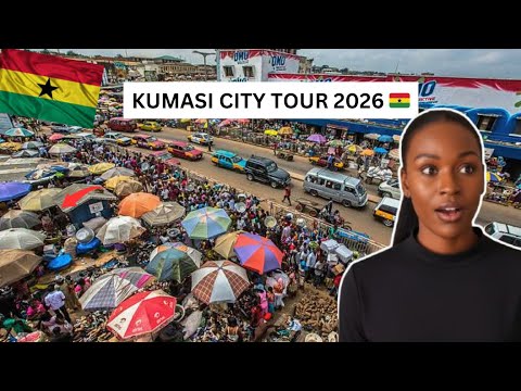 Kumasi City Tour 2026 🇬🇭 | Ghana's Hidden Gem + street food | Nigerian in Ghana
