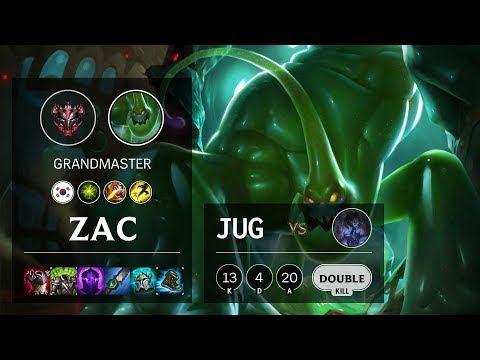 Zac Jungle vs Sylas - KR Grandmaster Patch 10.9