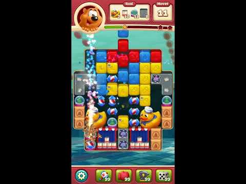 Toon Blast Level 7987 - NO BOOSTERS 🐻🐺🐱 | SKILLGAMING ✔️