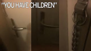 Blessed Sister Rania Ibrham Filming Trapped Inside The Grenfell Tower 23rd floor