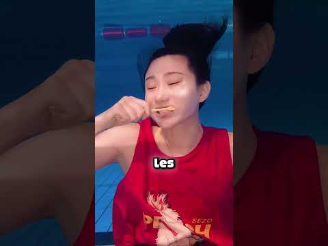 Elle s'est entraînée jusqu'à apprendre à nager 🥹🏊‍♀️
