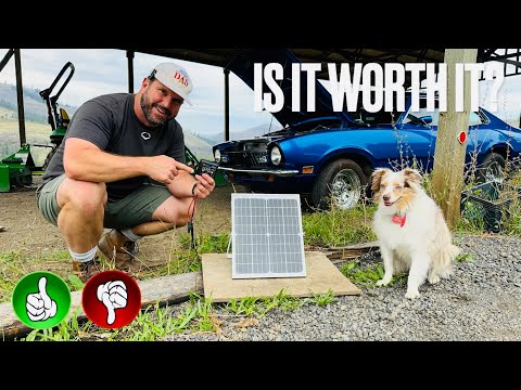 SOLPERK 25W 12V Solar Battery Charger, Waterpoof Solar Panel Kit with Energy Saving Controller for Car RV Trailer Marine Boat Motorcycle Truck Tractor Etc video review thumbnail