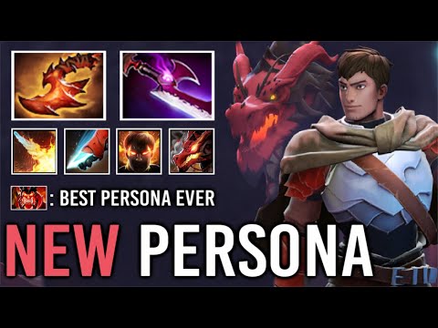 NEW DAVION THE DRAGON KNIGHT PERSONA Crazy Black Dragon Scepter  Build Epic Pro Gameplay 7.29 Dota 2