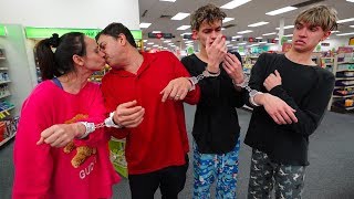 24 HOURS HANDCUFFED TO OUR PARENTS!