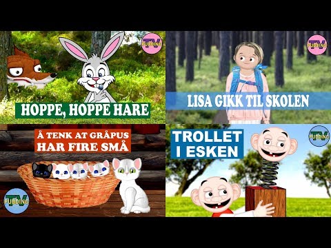 Barnesanger på norsk - Hoppe, hoppe hare og mye mer!