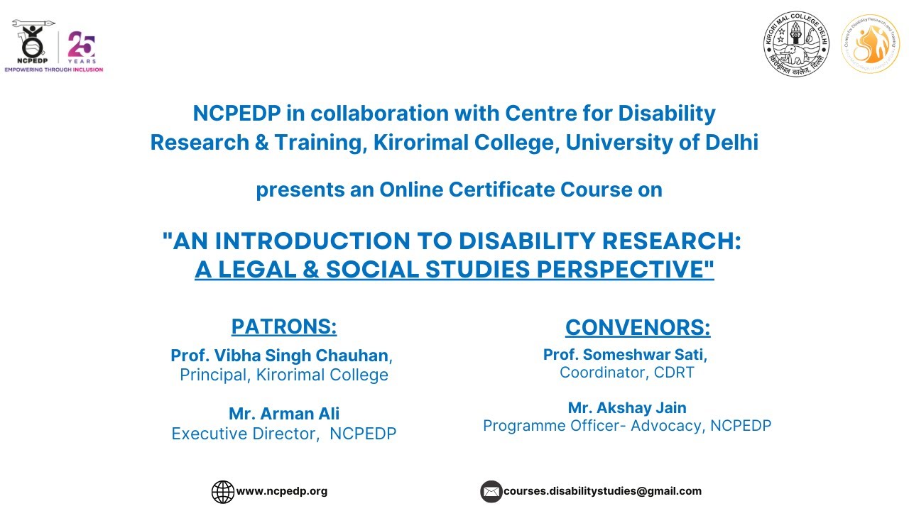 Lecture 17: Accessibility- Concepts, Needs and Issues by Ms. Amvalika Senapati