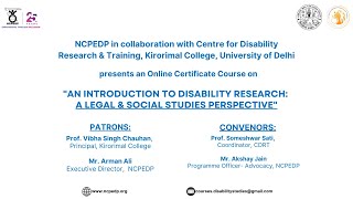 Lecture 17: Accessibility- Concepts, Needs and Issues by Ms. Amvalika Senapati