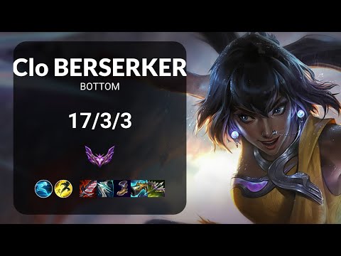 Clo Berserker Nilah vs Kai'Sa BOTTOM - KR MASTER Patch 13.13
