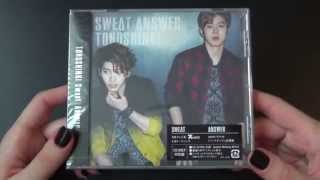 Unboxing TVXQ! 東方神起 41st Japanese Single Sweat / Answer [Normal Edition]