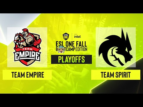 Dota2 - Team Spirit vs. Team Empire - Game 1 - ESL One Fall 2021 - Playoffs - LB Round 1