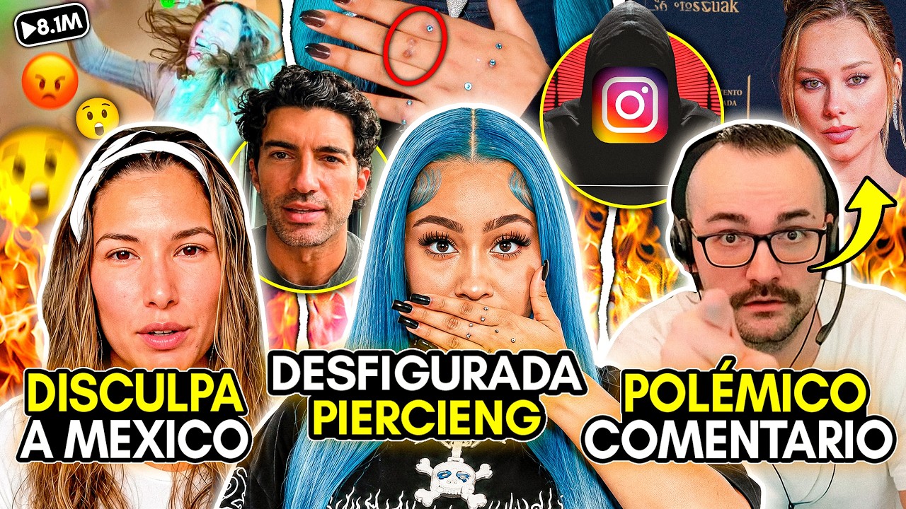 QUEDARÁ con las MANOS DESFIGURADAS por PIERCING! CONDUCTORA pide DISCULPAS a MEXICO! ALERTA NUEVA IA
