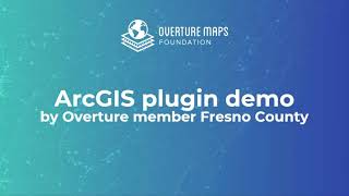 ArcGIS plugin demo - Fresno County