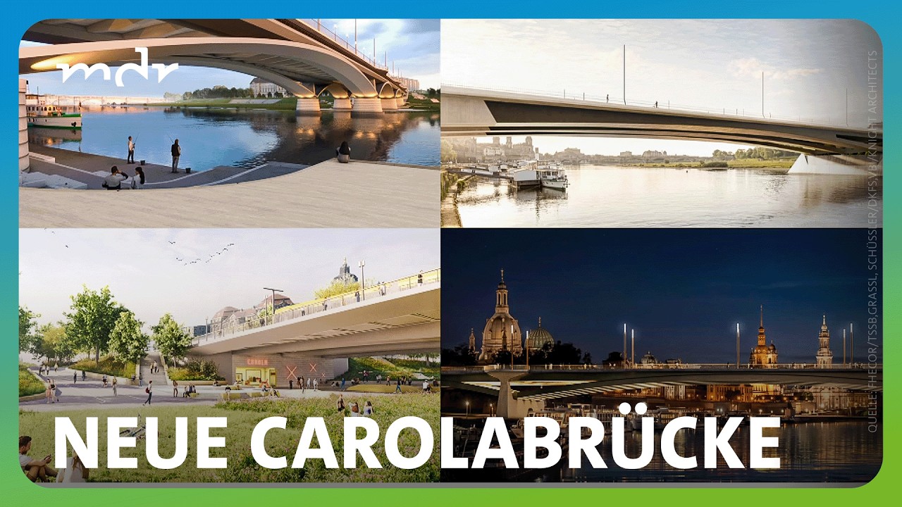 Wie könnte die neue Carolabrücke aussehen? | MDR SACHSENSPIEGEL