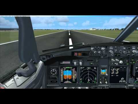 PMDG 737 NGX test landing!!