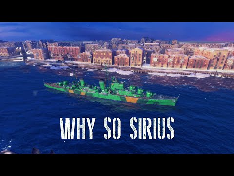 World of Warships Blitz - premium British cruiser "Sirius" review