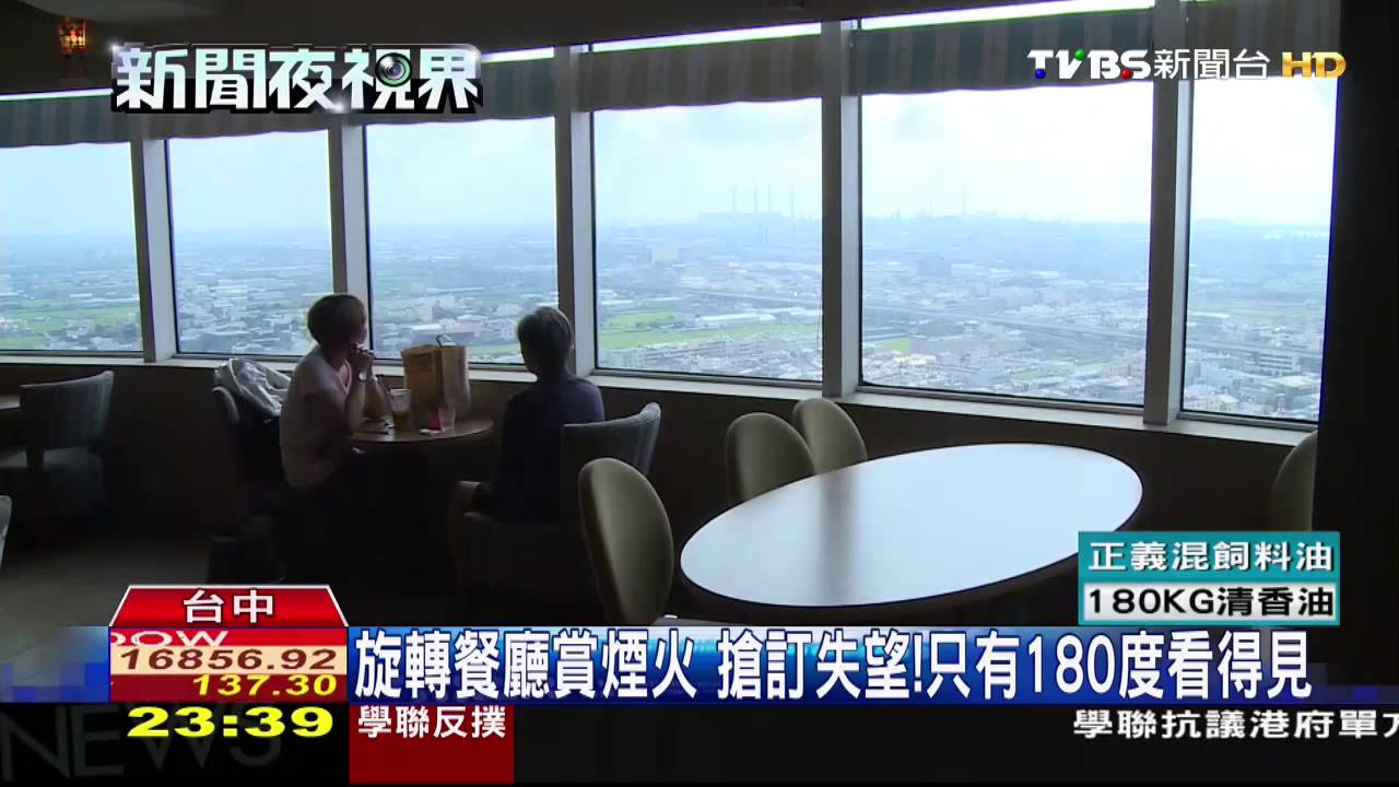 旋轉餐廳賞煙火　搶訂失望！只有180度看得見