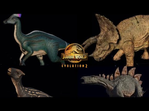 Top 10 Herbivores In Jurassic World Evolution 2!!! (So Far)