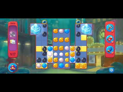 Fishdom Hard Level 2956 (with Double Super Lightning) @choraelmin