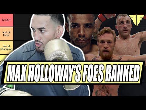 Ranking Max Holloway’s Greatest Foes | Tier List | UFC Fight Island 7
