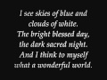 Louis Armstrong - What A Wonderful World (Lyrics) mp3