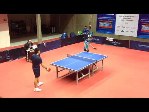 Dorde Borcic - Kou Lei (Spanish Table Tennis Superdivision 2014/15) Set 3 of 3