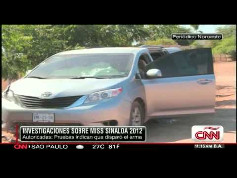 Miss Sinaloa disparo un arma