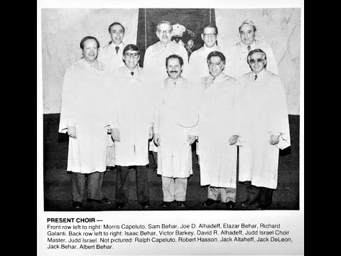 Ezra Bessaroth Choir performing Ve'Kach Haye Mone, Uvyom Simchatchem