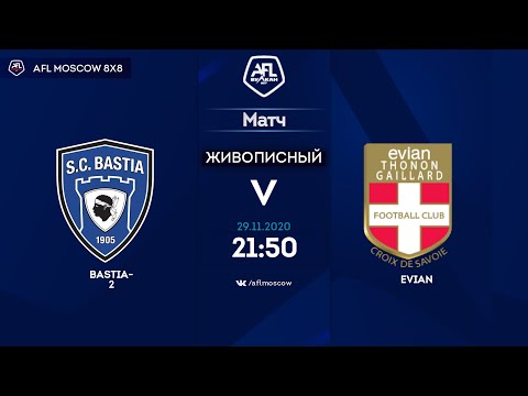 AFL20. France. Ligue 2. Day 11. Bastia-2 - Evian