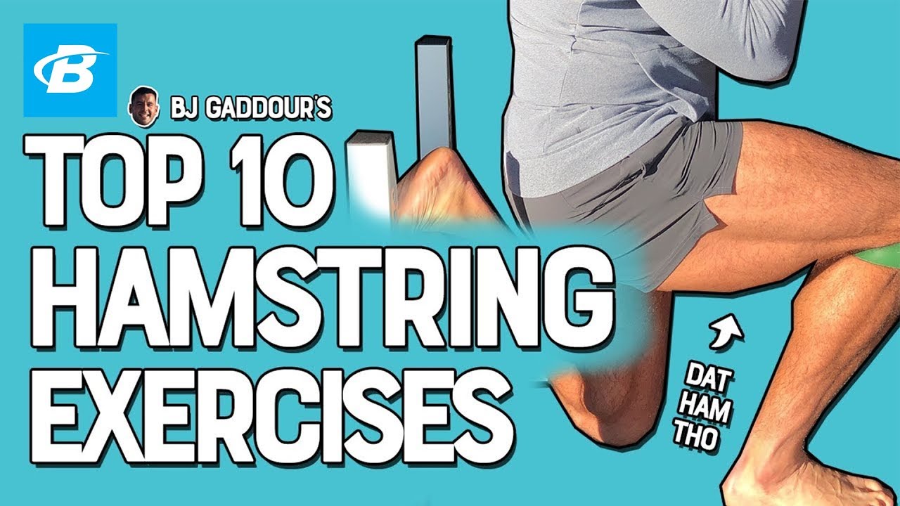 Top 10 Hamstrings Exercises | BJ Gaddour Leg Workouts - YouTube