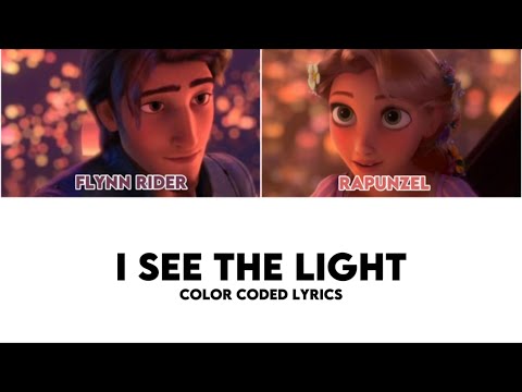I See The Light // color coded lyrics