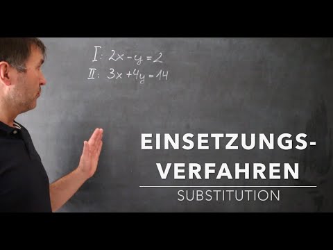 Das mathematische Einsetzungsverfahren einfach erklärt | Substitution