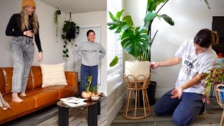 Plant Care, Thrift Shopping Haul, & Decorating My Sister's New Apartment :D