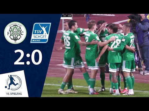 Sieglos-Serie beendet | FC 08 Homburg - TSV Schott Mainz | 10. Spieltag RLSW