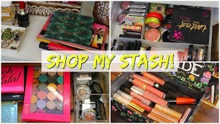 SHOP MY STASH! My Everyday Makeup Drawer April 2019