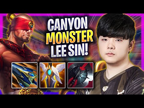 CANYON IS A MONSTER WITH LEE SIN! - GEN Canyon Plays Lee Sin JUNGLE vs Vi! | Season 2024