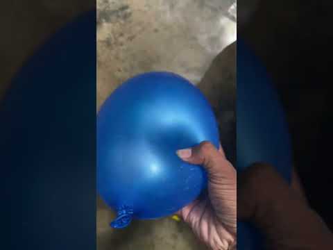 JUMPING ON WATER BALLOON TRICK! AMAZING BALLOON TRICK #short #Ep183