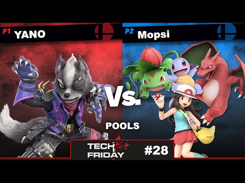 Tech Friday #28 Pools - YANO (Wolf) Vs. Mopsi (Pokémon Trainer) Smash Ultimate - SSBU