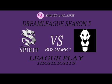 Dota2 DreamLeague-Season5(League Play): Team Spirit vs AD Finem Game 1 HighLights