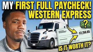 Western express: My first full paycheck 