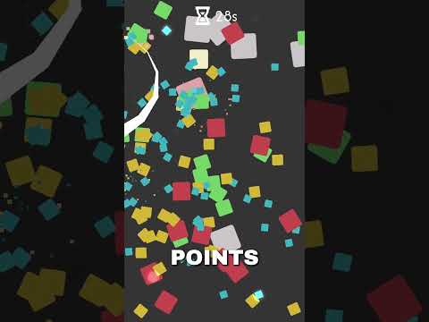 SquareSlicer : mon JEU ou on EXPLOSE des carrés 🤯 #shorts #devlog #jeuxvidéo