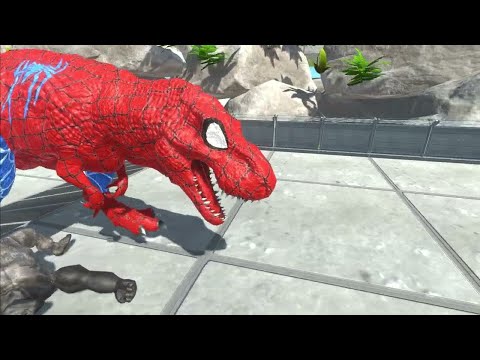 GOKU GORO vs DOREAMON GORO DEATH RUN - Animal Revolt Battle Simulator_R