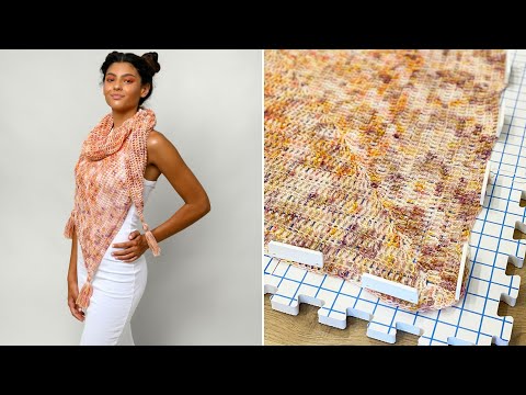 How To Start The Diana Shawl Crochet Pattern