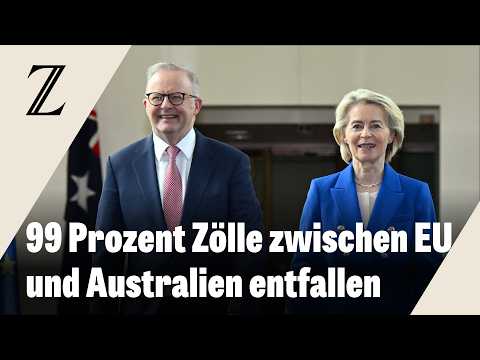 Video Thumbnail: EU und Australien einigen sich auf Freihandelsabkommen