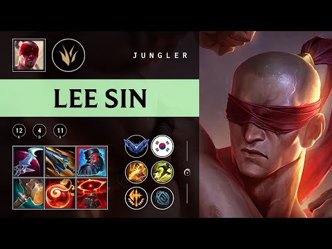 Lee Sin Jungle vs Taliyah - KR Diamond Patch 25.24