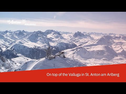 On top of the Valluga in St. Anton am Arlberg