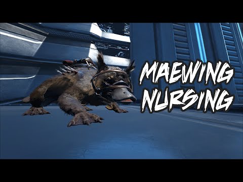 Maewing nursing! | Baby dinos raising | Genesis 2 | ARK Survival Evolved