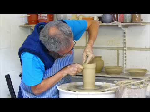 How to make a thrown and altered ikebana vase - Ridge Pottery