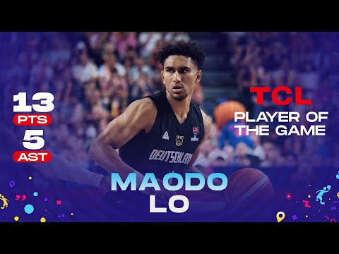 Maodo LO 🇩🇪 | 13 PTS / 5 AST | TCL Player of the Game vs. France