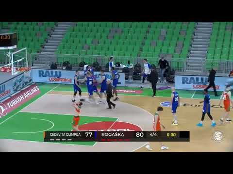 Vujacic Petar For the WIN! Rogaska W over KK Cedevita Olimpija!