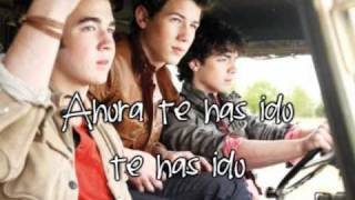 Don&#39;t speak Jonas Brothers- Traducida al español
